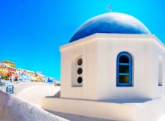 Wallpapers Trips : Europ Blanc et bleu sur fond azur