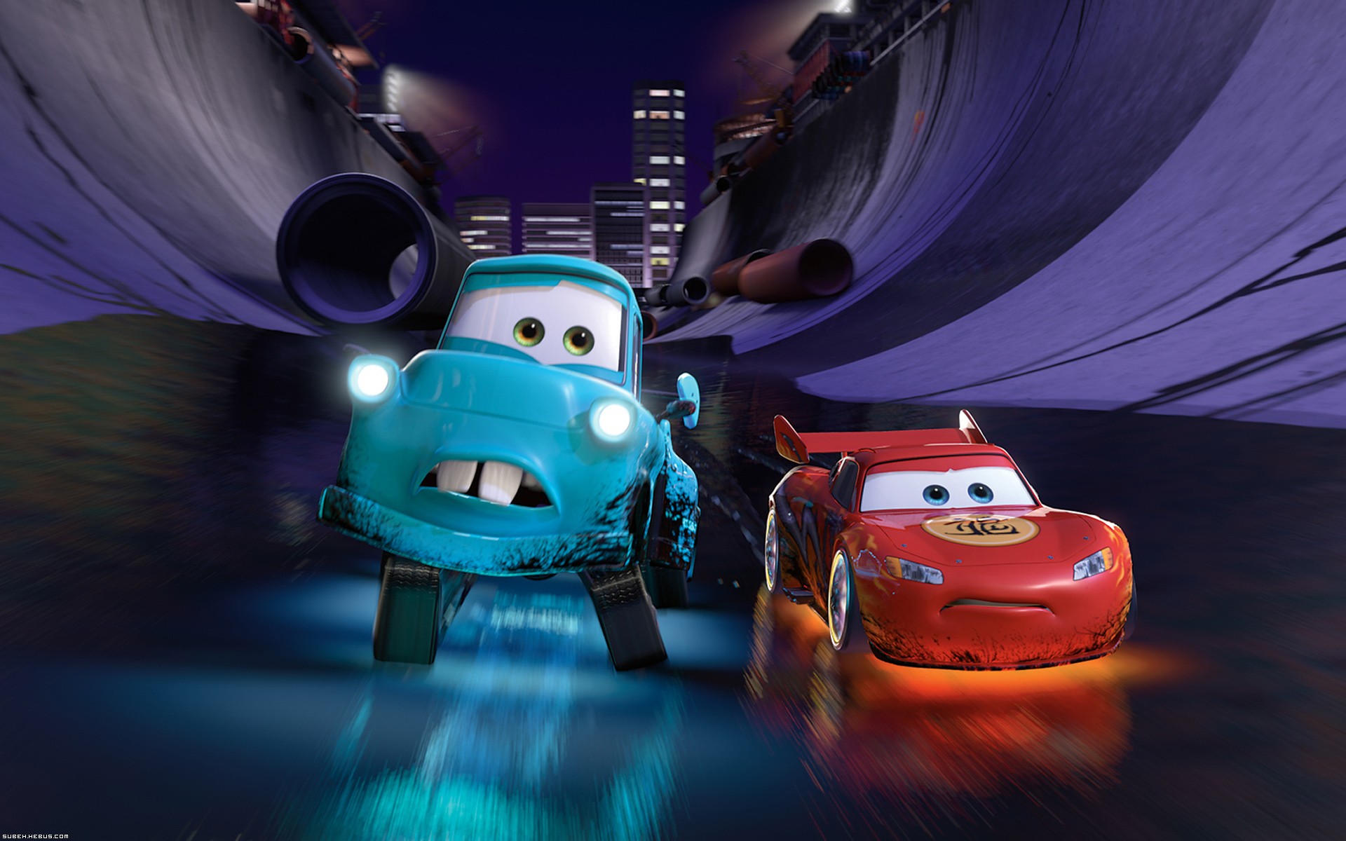 Wallpapers Cartoons Cars 1 and 2 