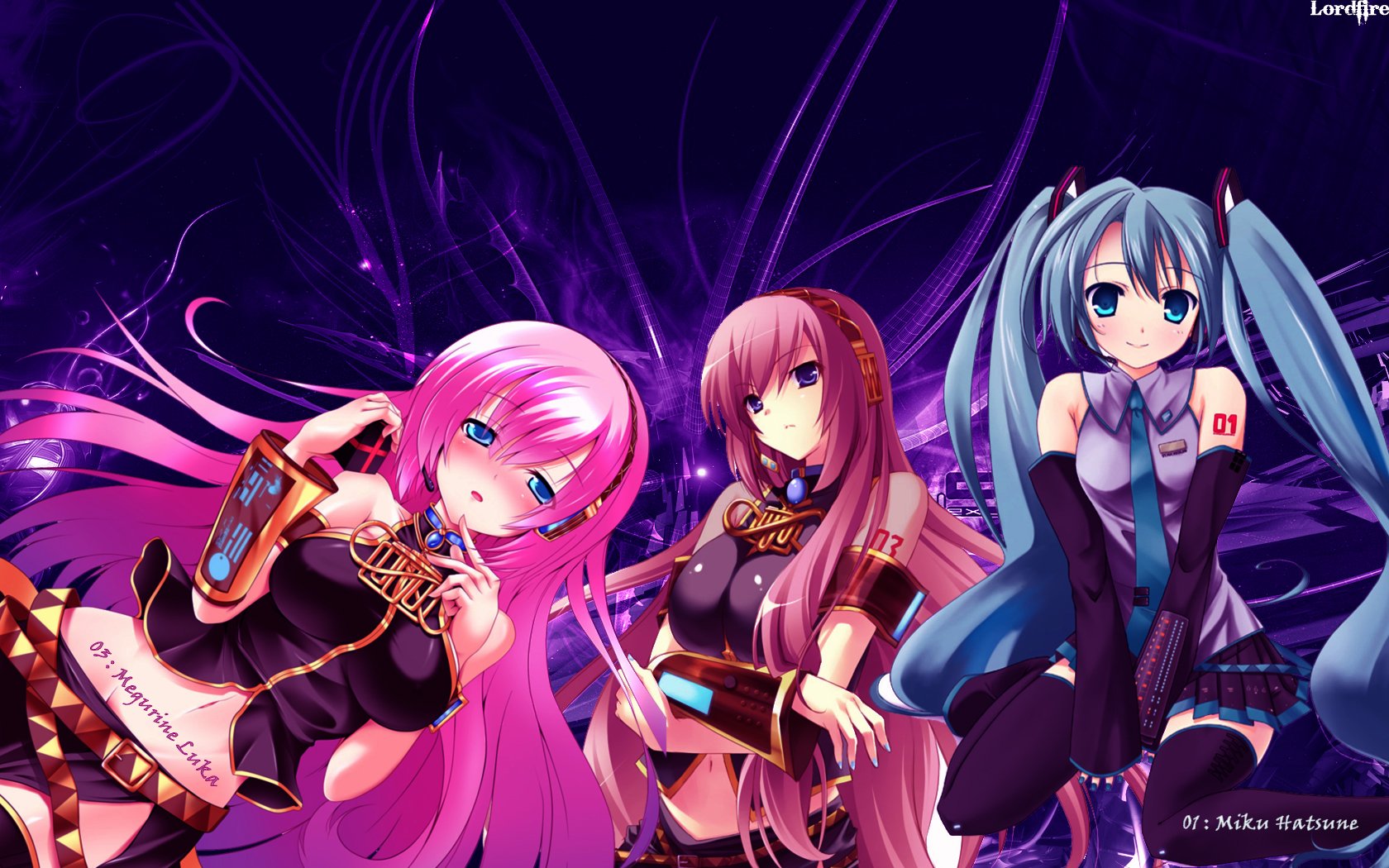 Wallpapers Manga Vocalods ♥ Luka & Miku ♥