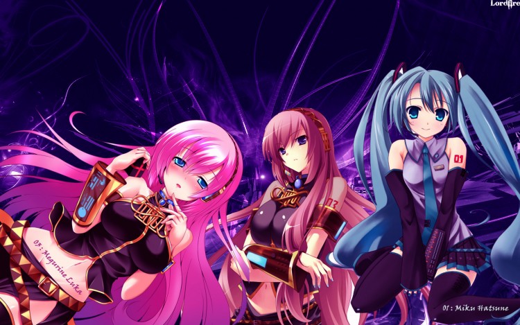 Fonds d'cran Manga Vocalods ♥ Luka & Miku ♥