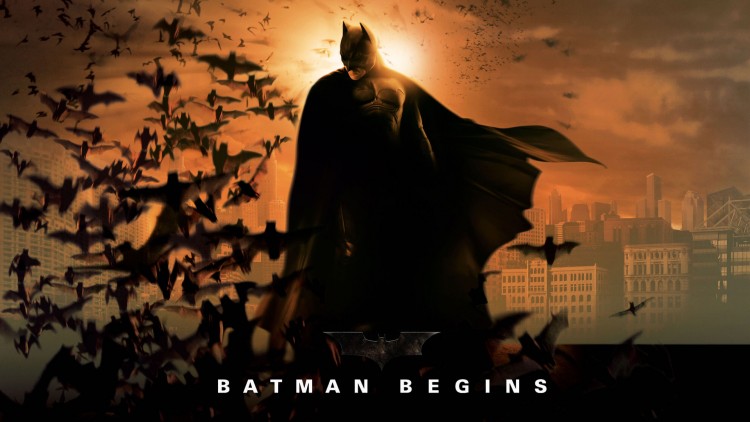 Fonds d'cran Cinma Batman Begins Chauve-Souris Au Crpuscule