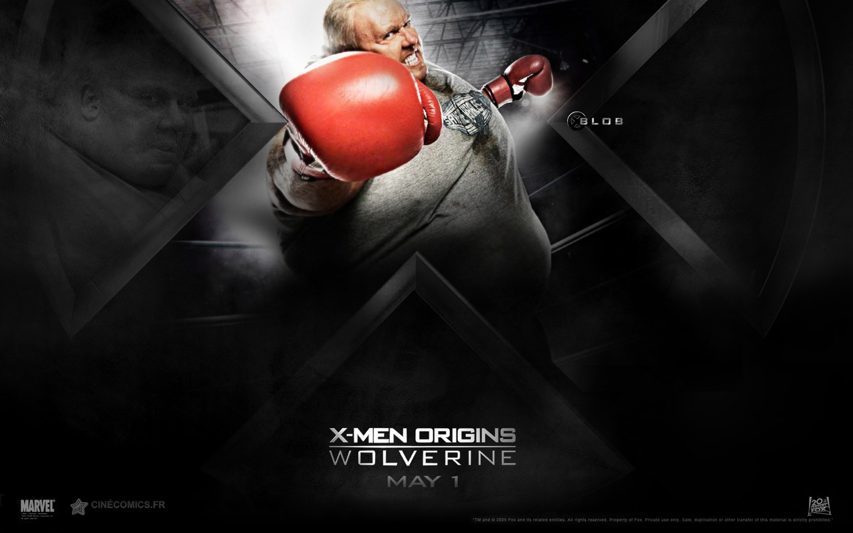 Wallpapers Movies X-Men Origins - Wolverine X-Men Origins Wolverine, Gambit, deadpool, dents de sabre quand Hugh Jackman revient le 29 Avril 2009