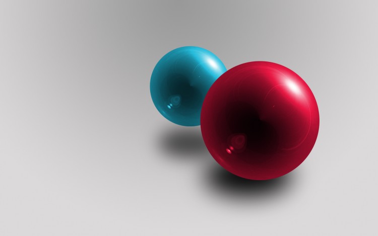 Wallpapers Digital Art 3D - Various Color Balls