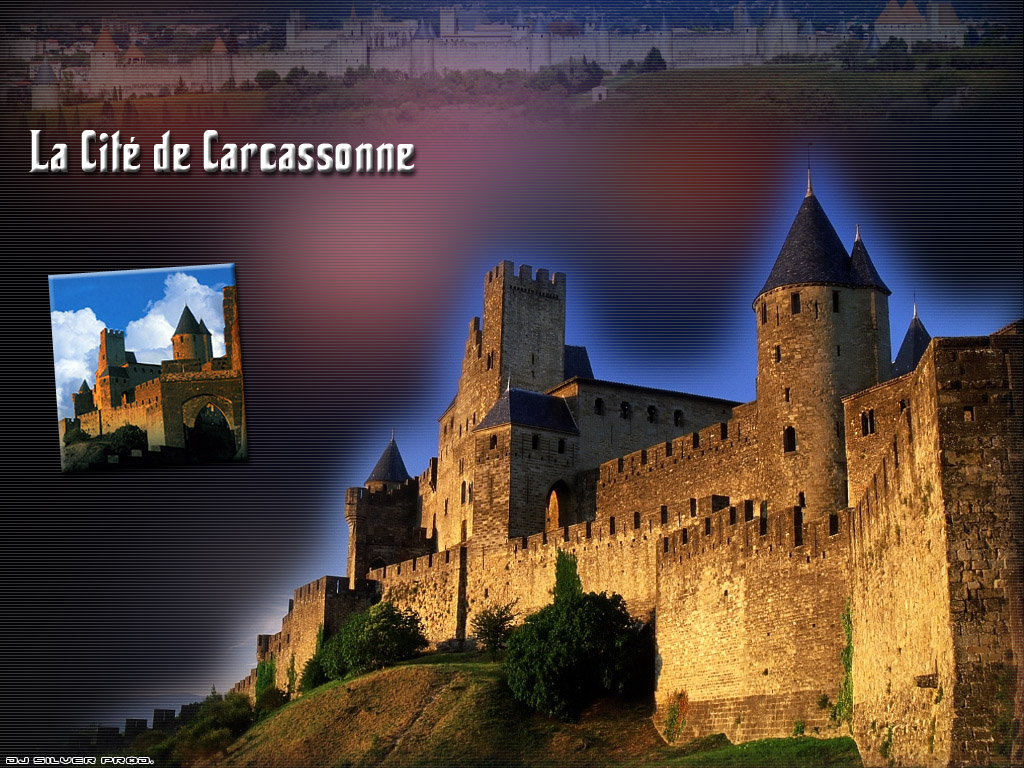 Fonds d'cran Voyages : Europe France > Languedoc-Roussillon La Cit de Carcassonne