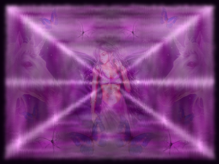 Wallpapers Digital Art Spirit l'ange papillon