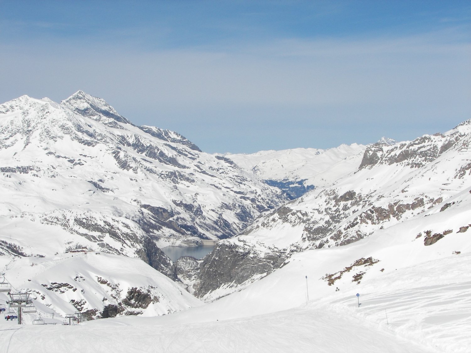 Fonds d'cran Nature Montagnes Barrage de Tignes 