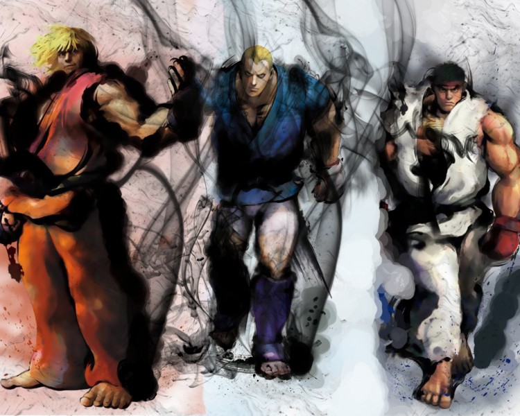 Wallpapers Video Games Street Fighter IV abel ken et ryu