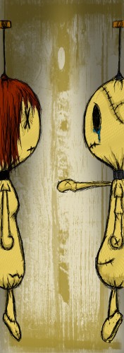 Wallpapers Digital Art Characters sad puppet