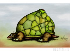 Wallpapers Art - Painting Tortue prhistorique