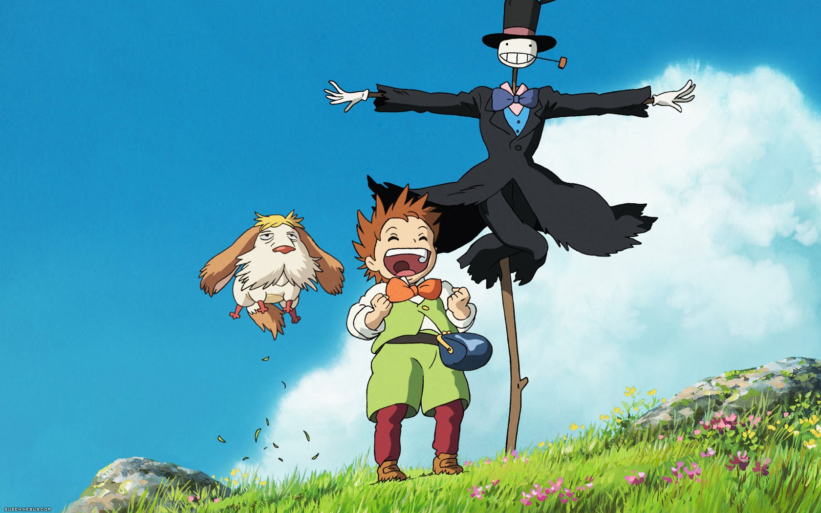 Wallpapers Cartoons Howl's Moving Castle Le Chateau ambulant