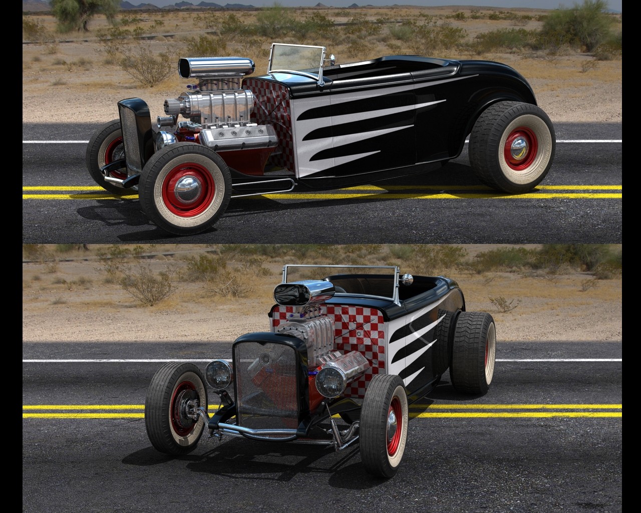 Fonds d'cran Voitures Hot Rods 