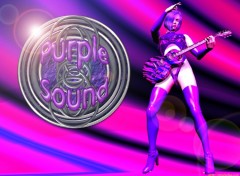 Fonds d'cran Art - Numrique Purple sound