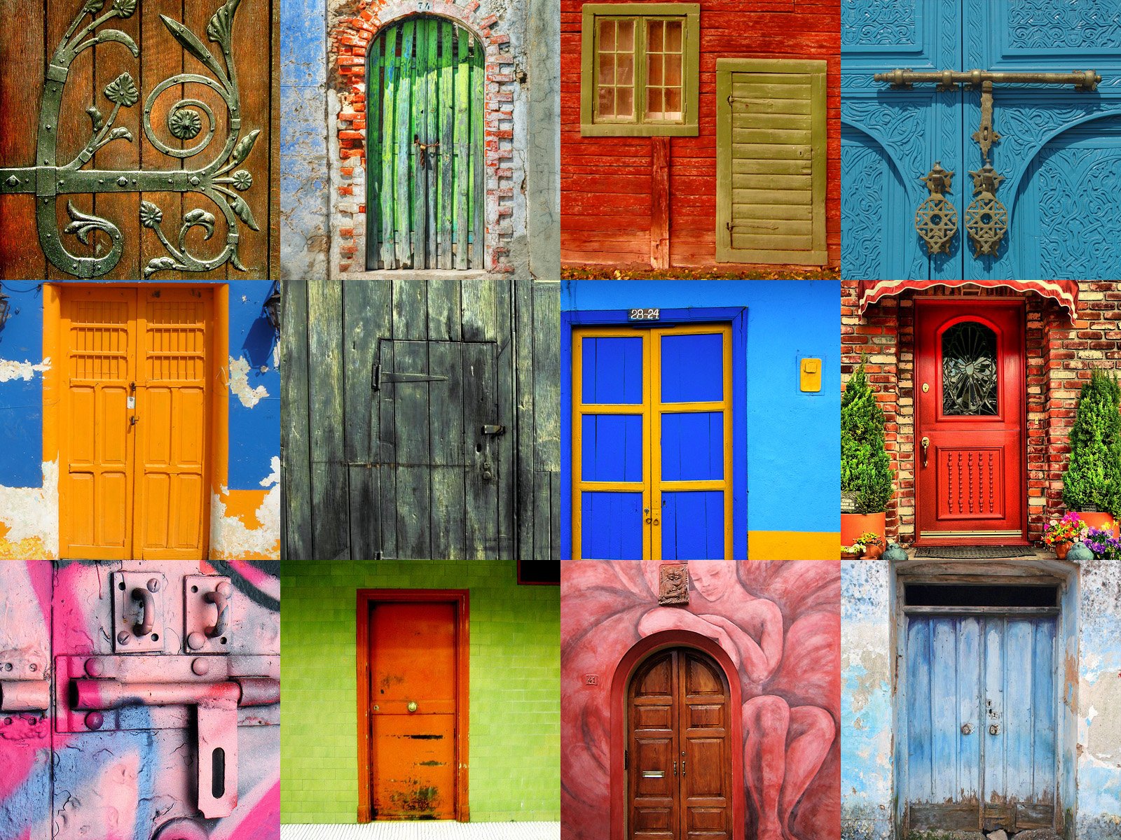 Wallpapers Constructions and architecture Doors - Windows - Porch Portes du monde