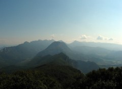 Fonds d'cran Nature Les 3 Becs vus de Rochecolombe