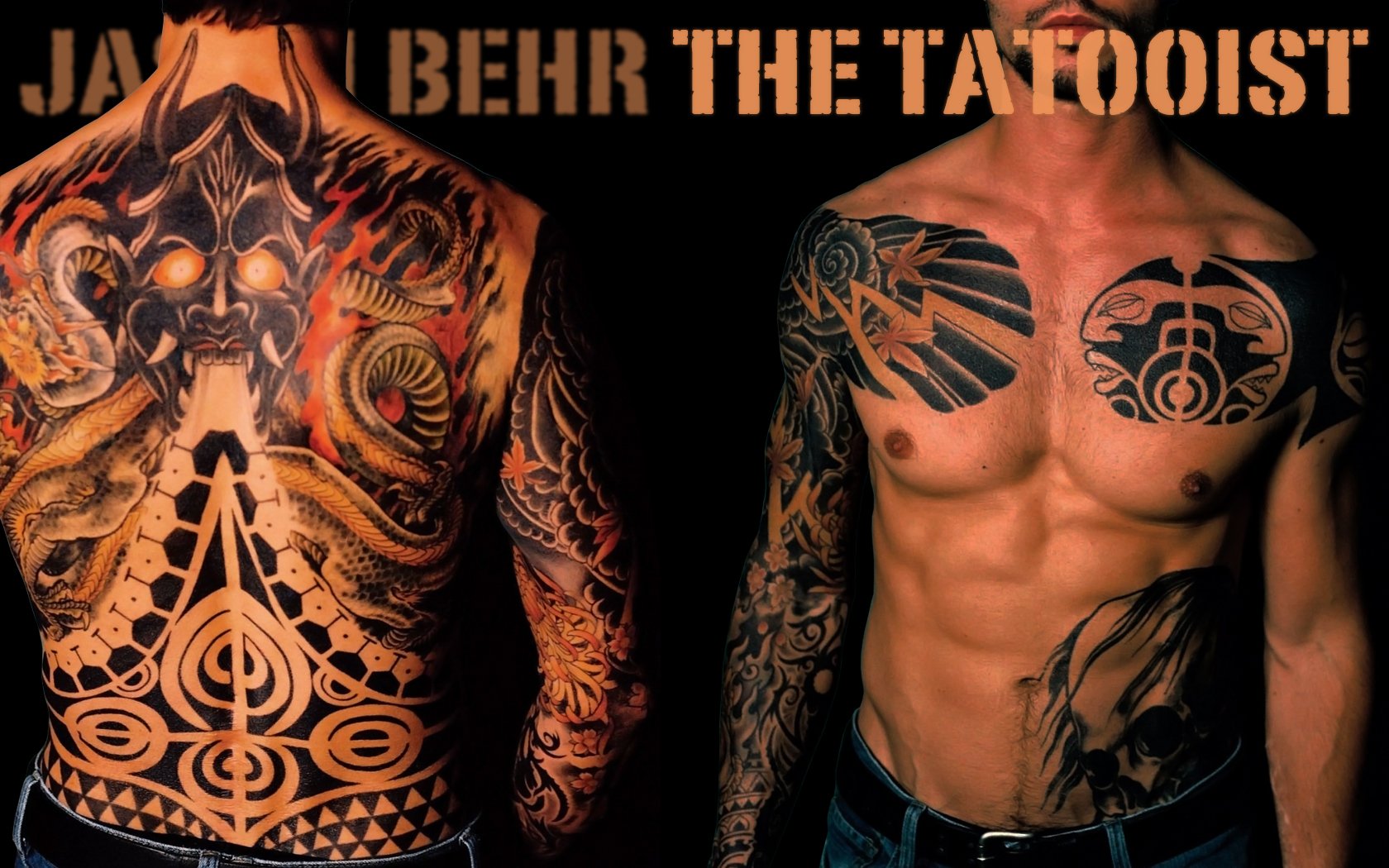 Fonds d'cran Art - Peinture Tatouages Jason Behr