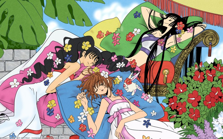 Fonds d'cran Manga Clamp yuuko sakura et himawari