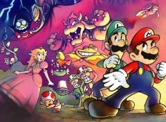 Fonds d'cran Jeux Vido Mario & Luigi : Superstar Saga