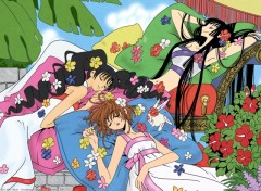 Fonds d'cran Manga yuuko sakura et himawari