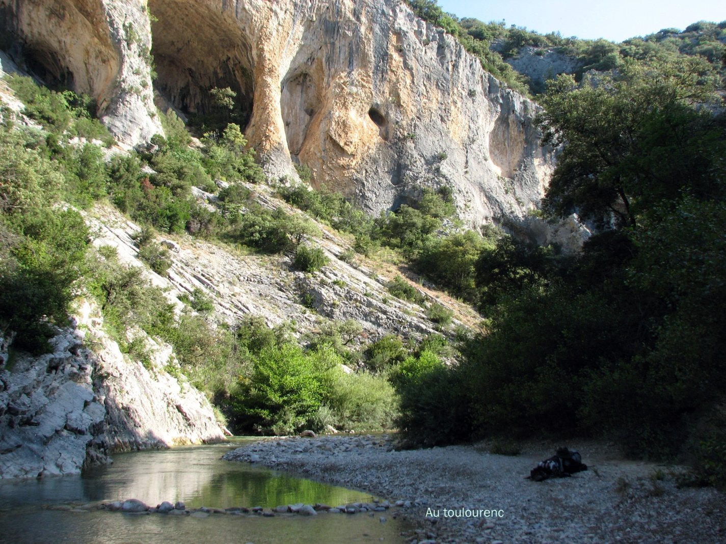 Wallpapers Nature Rivers - Torrents Le toulourenc ( torrent du Mt Ventoux