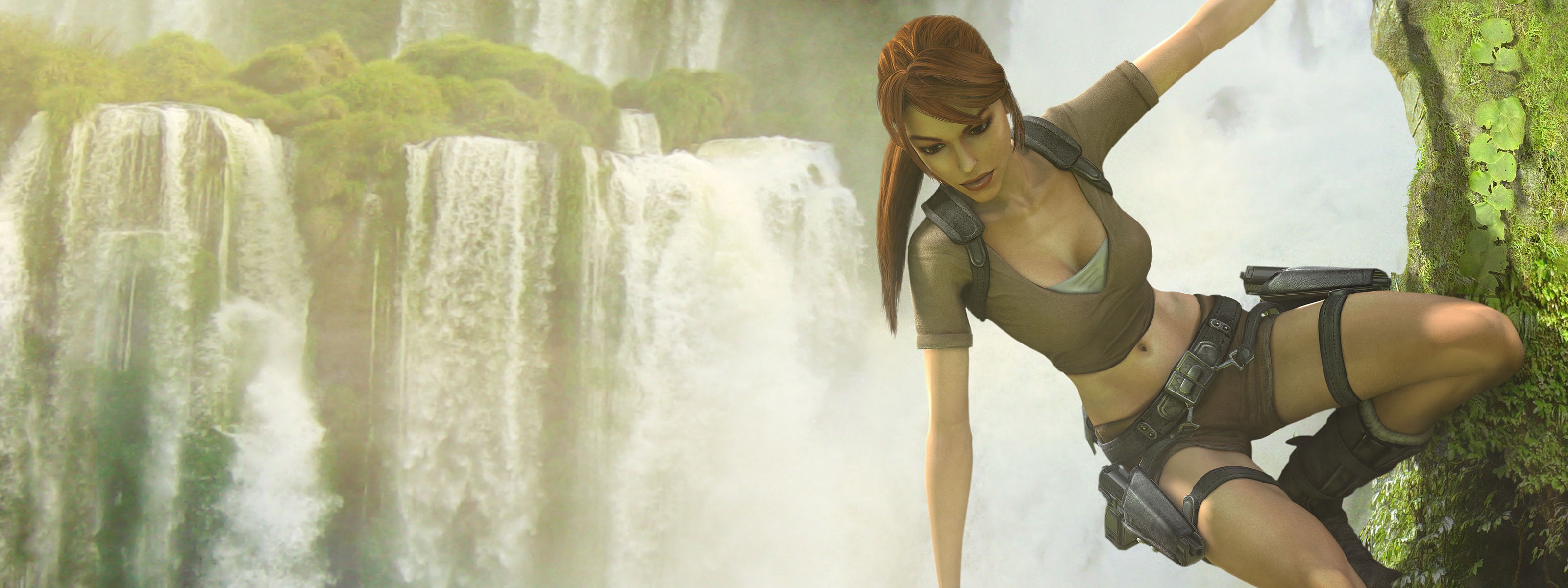 Wallpapers Dual Screen Video games Lara Croft - Tomb Raider