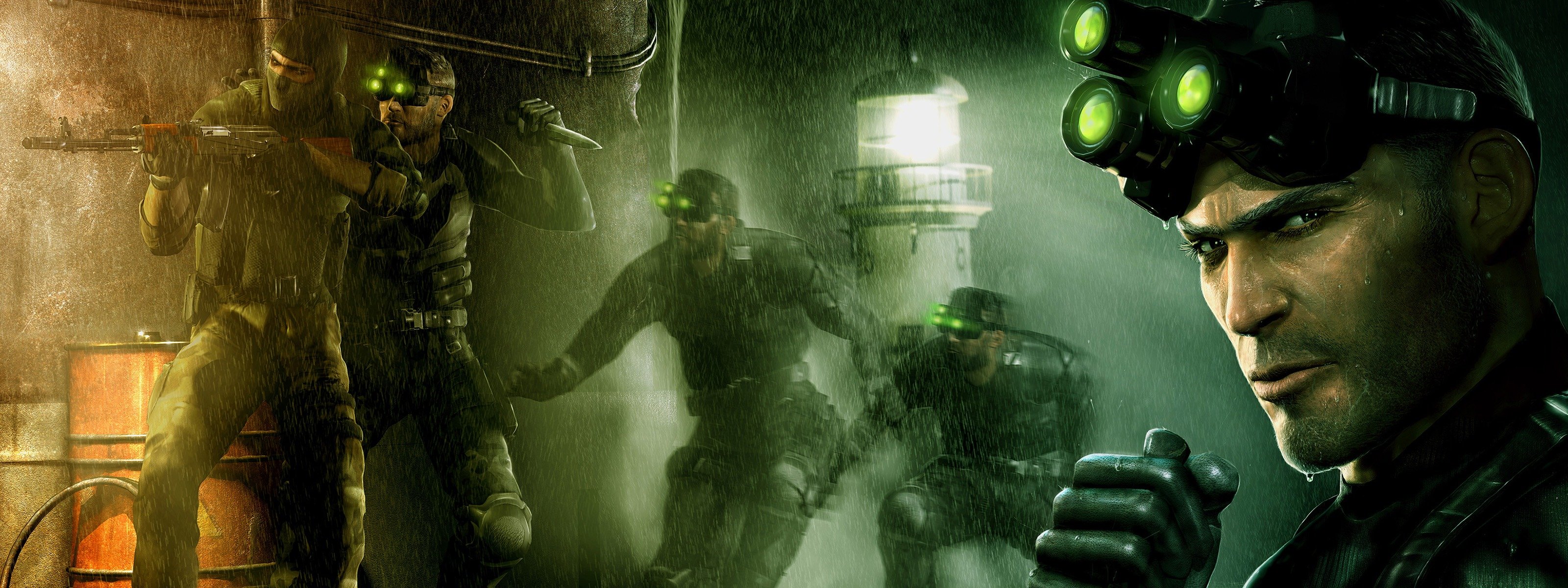 Wallpapers Dual Screen Video games Splinter Cell