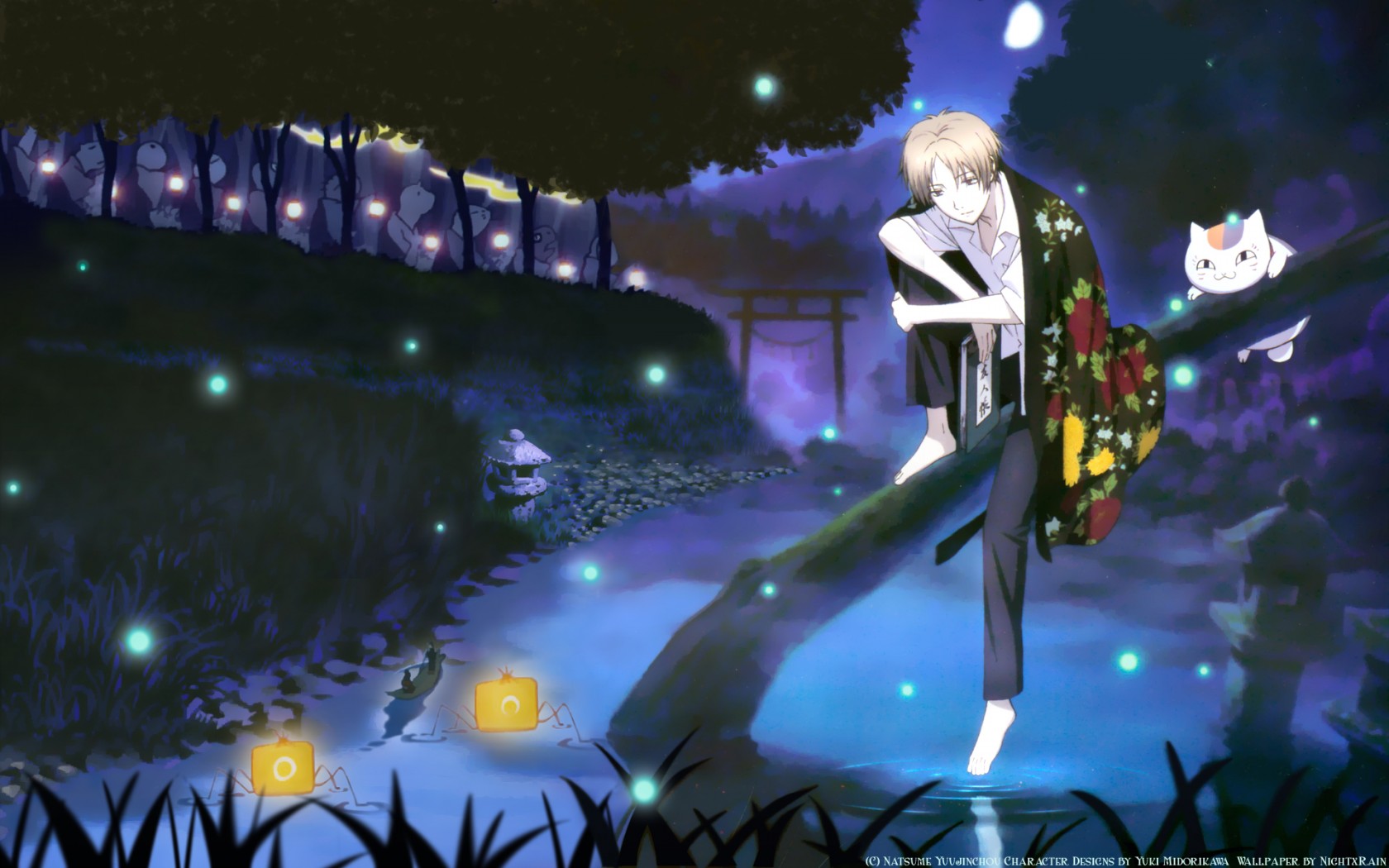 Wallpapers Manga Natsume Yuujinchou la parade de minuit