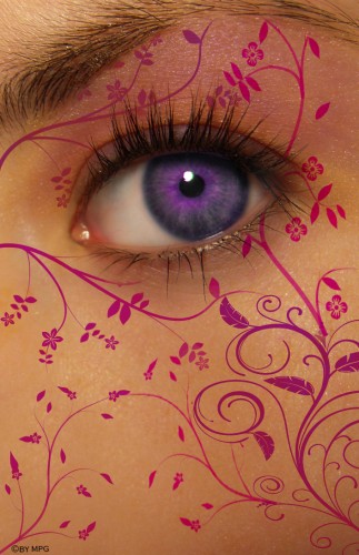 Fonds d'cran Art - Numrique Body Art Oeil-Floral-By MpG