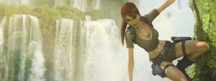 Fonds d'cran Dual Screen Jeux Vido Lara Croft - Tomb Raider