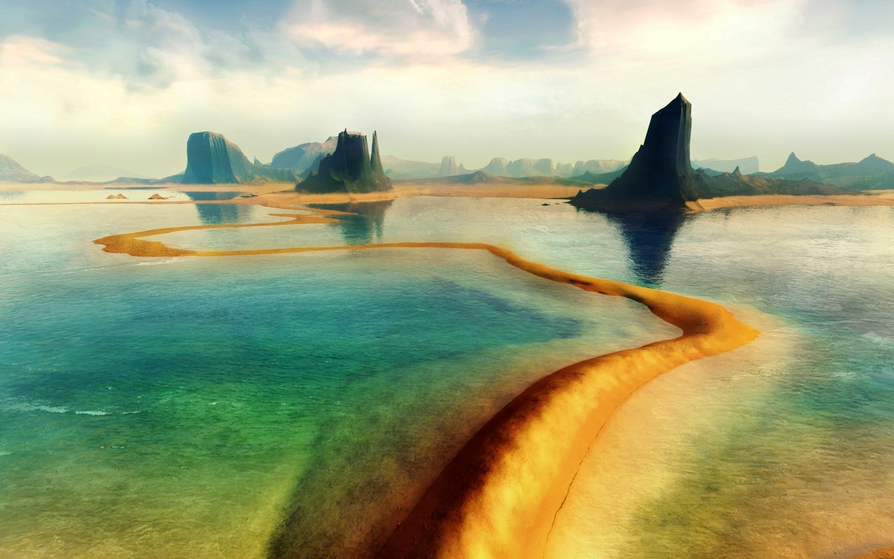 Wallpapers Digital Art Nature - Landscapes 