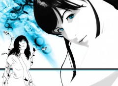 Wallpapers Digital Art Blue Girls