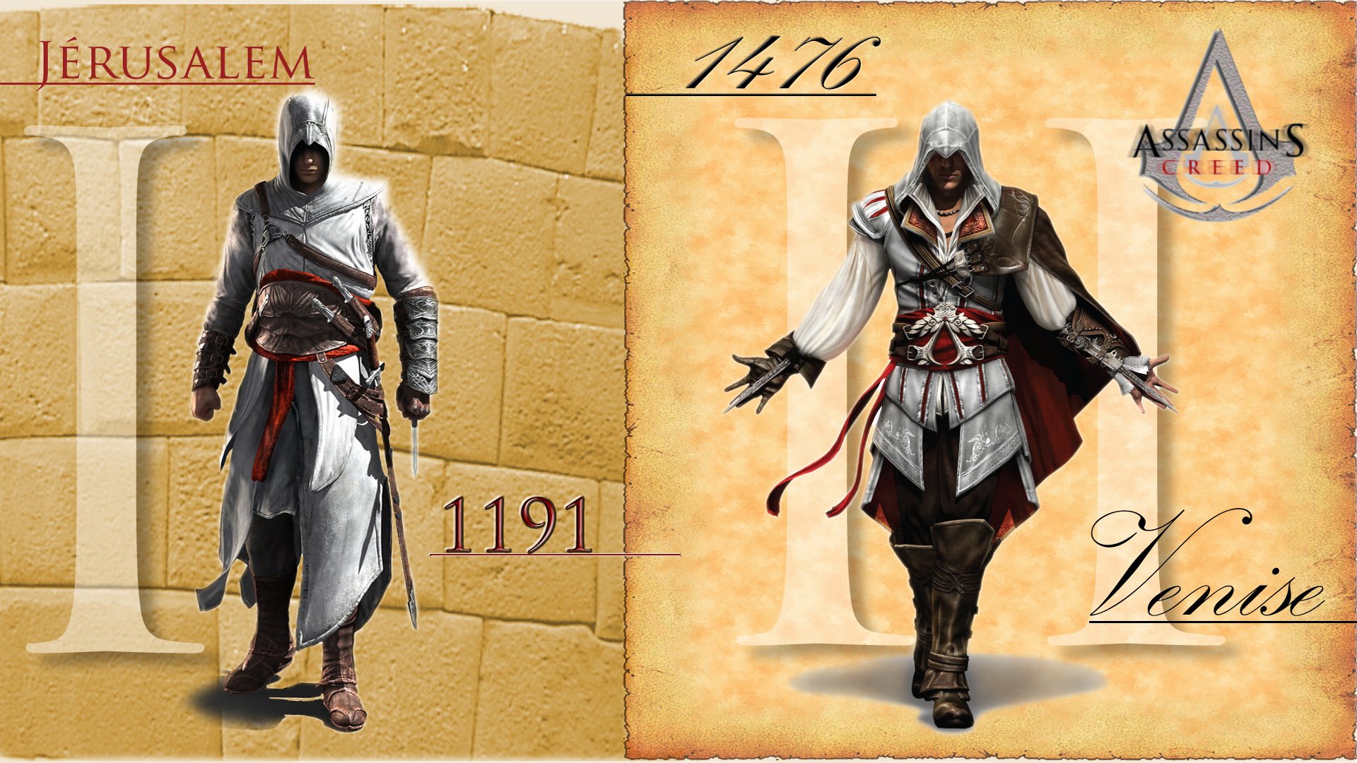 Wallpapers Video Games Assassin's Creed Assasin's creed 1 & 2 v.1