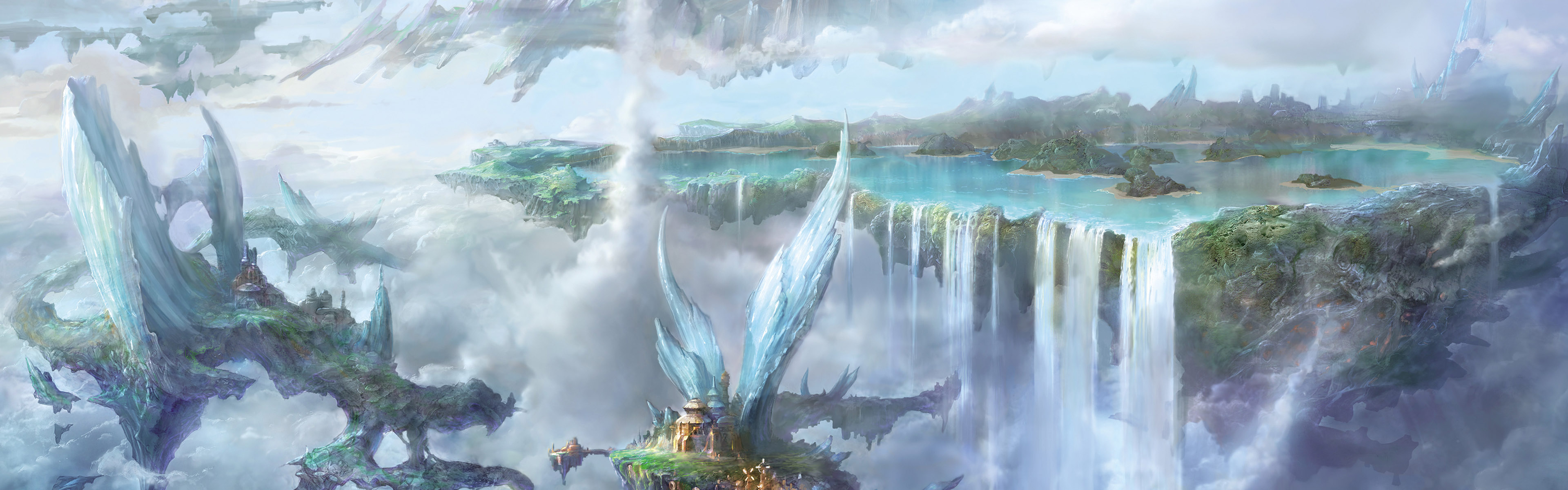 Wallpapers Dual Screen Video games Aion : Tower of Eternity