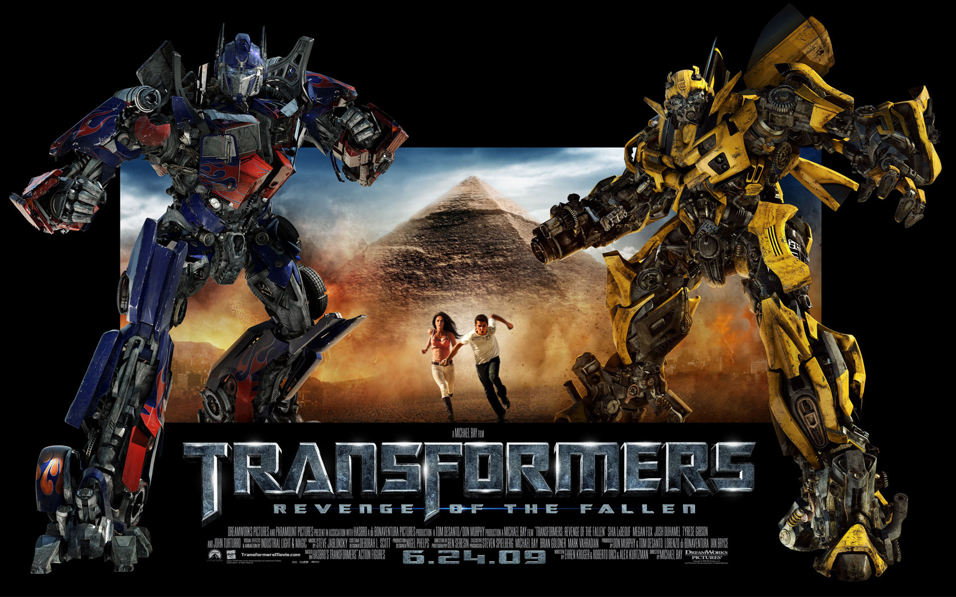 Fonds d'cran Cinma Transformers- La Revanche Affiche carton de Transformers 2