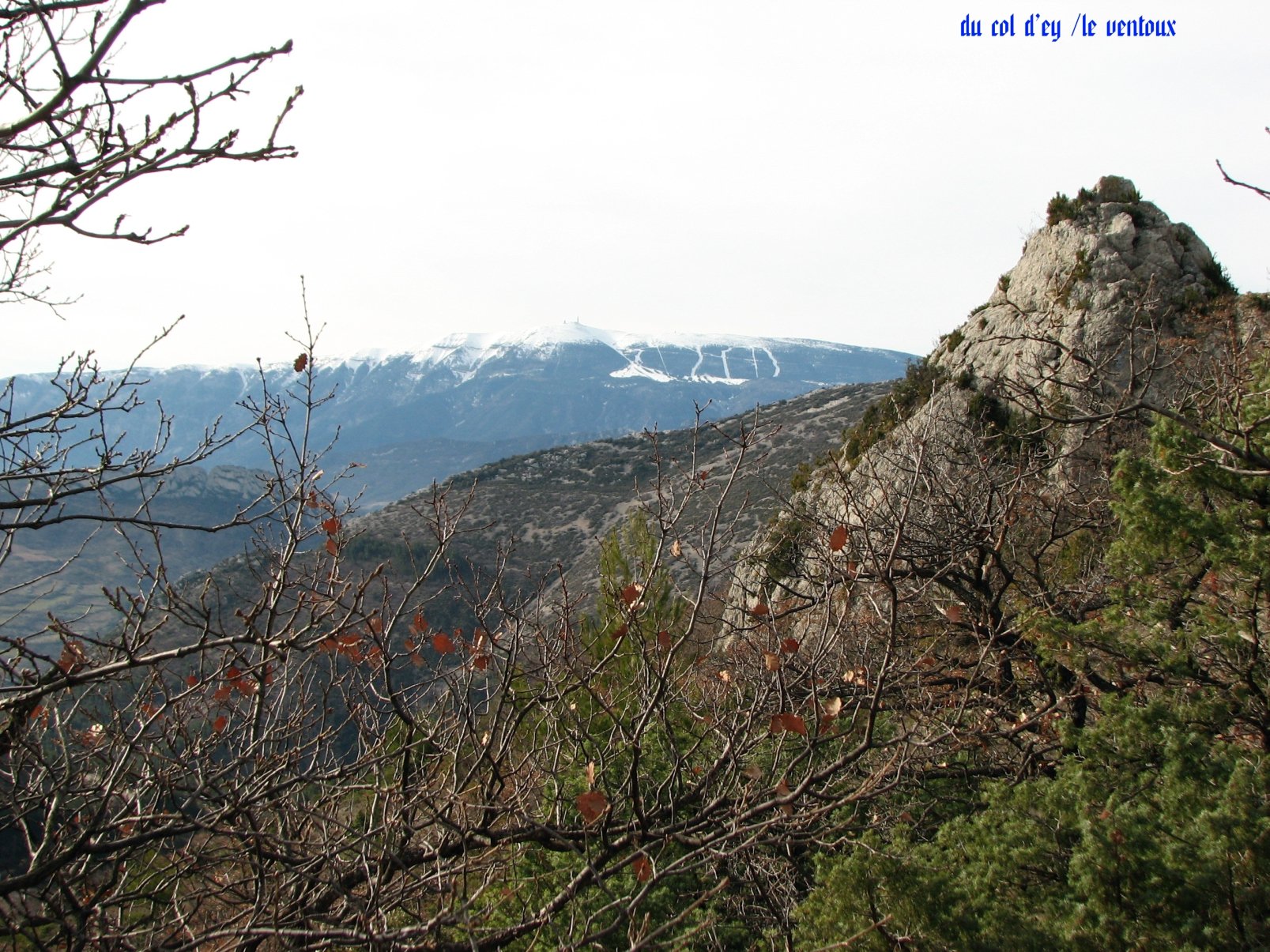 Wallpapers Nature Mountains Du col d'Ey le Mt Ventoux