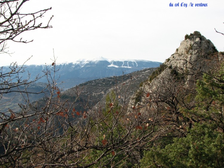 Fonds d'cran Nature Montagnes Du col d'Ey le Mt Ventoux