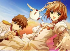 Wallpapers Manga sakura, shaolan et mokona