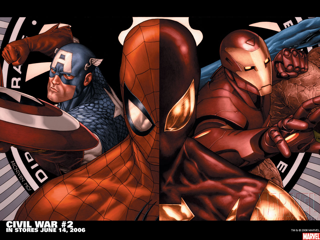 Wallpapers Comics Civil War spider man