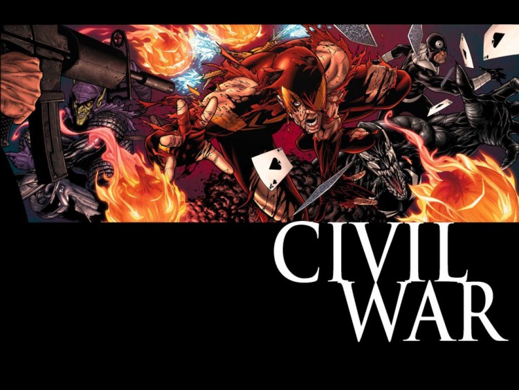 Wallpapers Comics Civil War spider man