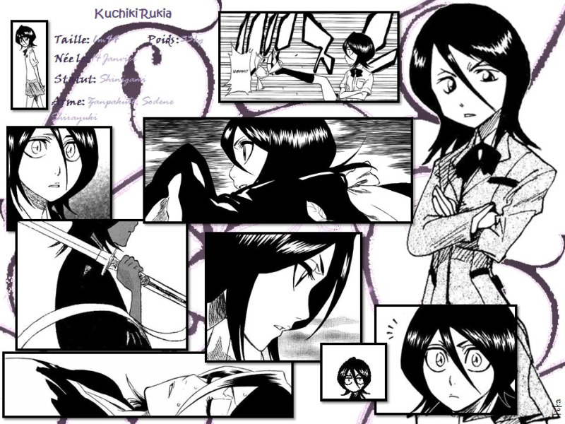 Wallpapers Manga Bleach Rukia Kuchiki