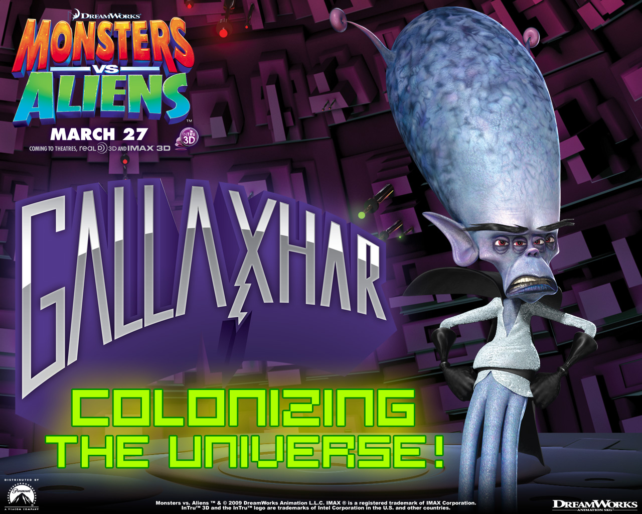 Wallpapers Cartoons Monsters vs. Aliens 