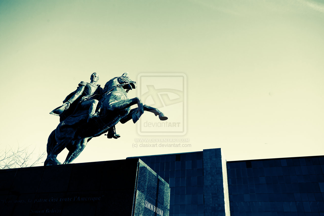 Wallpapers Constructions and architecture Statues - Monuments Simon Bolivar