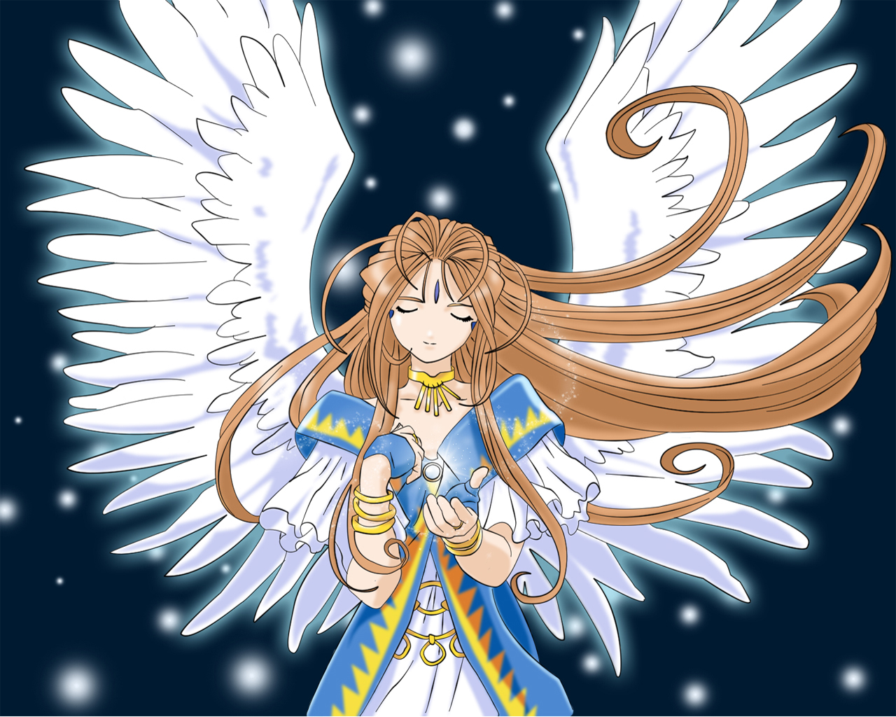 Fonds d'cran Manga Ah! My Goddess Belldandy