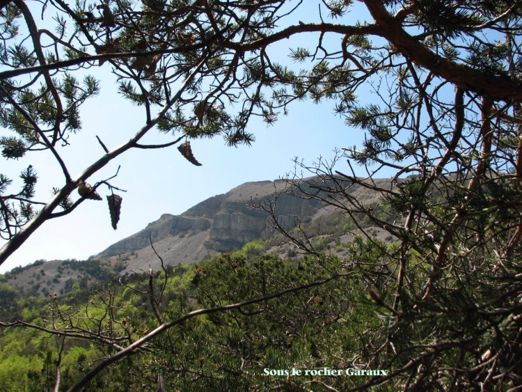 Fonds d'cran Nature Montagnes Le rocher Garaux ( Mtg de la Lance )