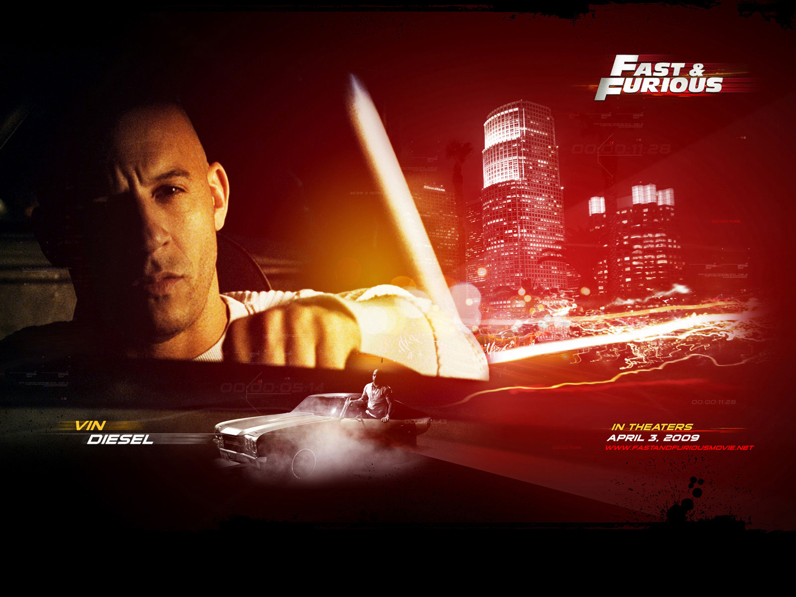 Fonds d'cran Cinma Fast and Furious 4 