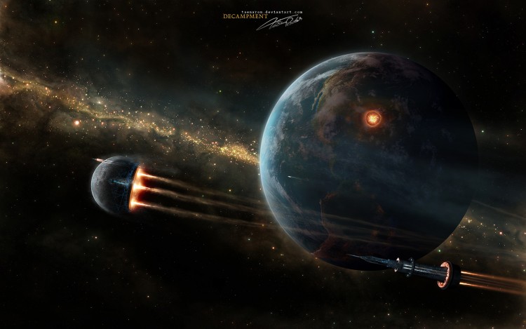 Wallpapers Digital Art Space - Universe Decampment