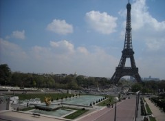 Fonds d'cran Voyages : Europe Tour Eiffel vu du trocadro