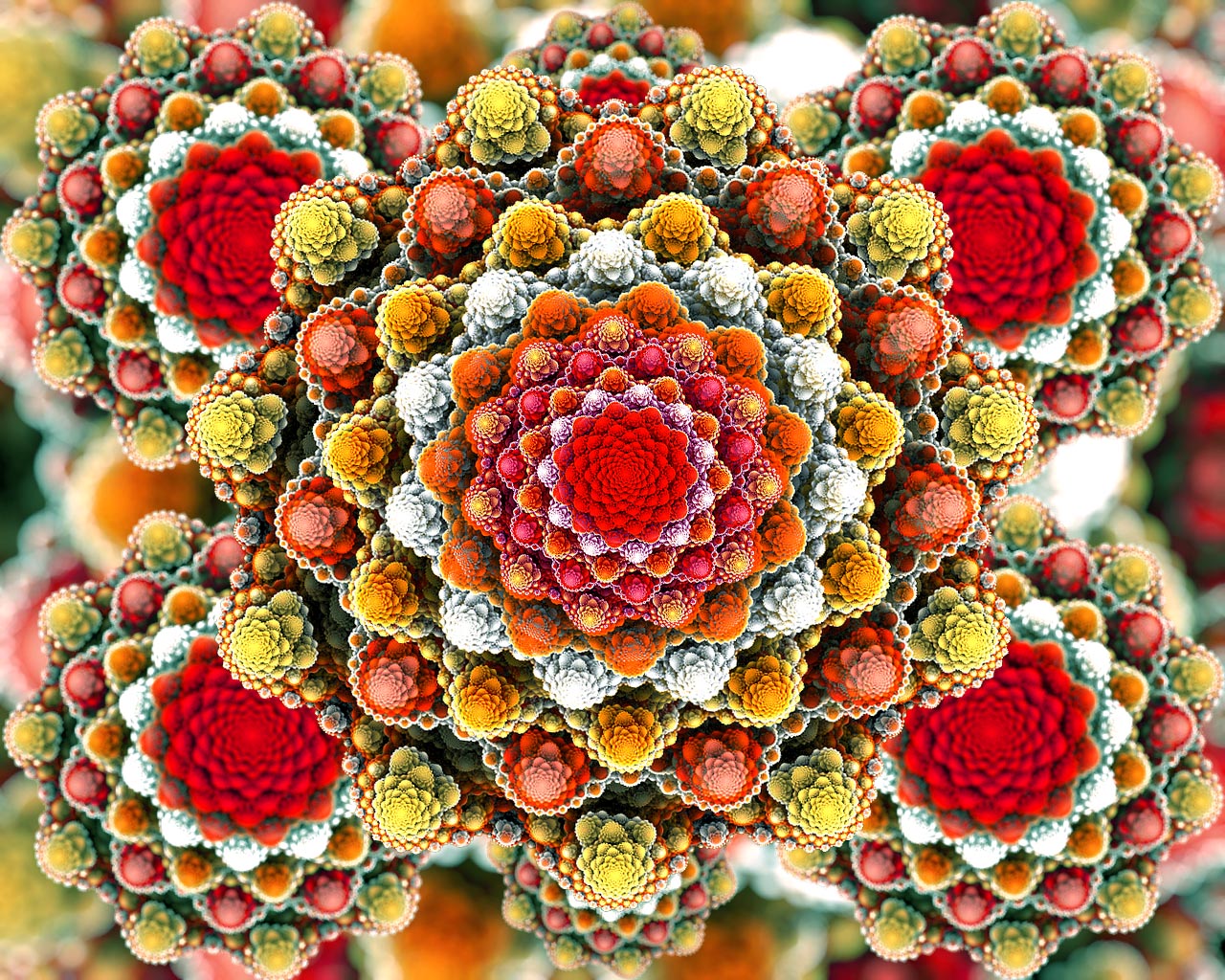 Wallpapers Digital Art Fractals, Kaleidoscope 