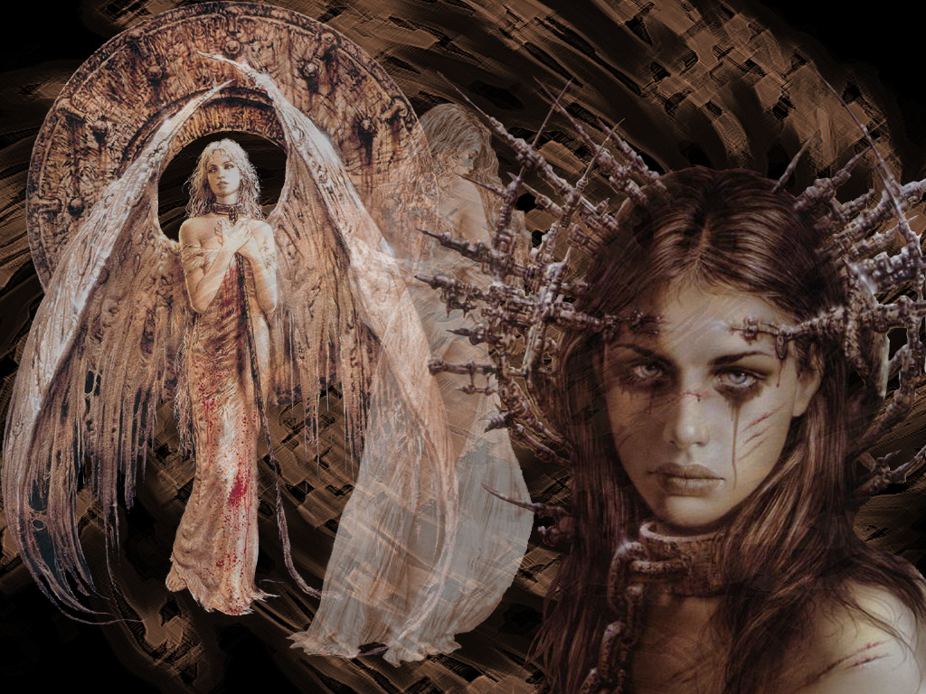 Wallpapers Fantasy and Science Fiction Angels Tribute to Luis Royo