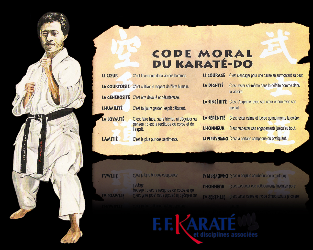 Wallpapers Sports - Leisures Karate Code Moral Karate