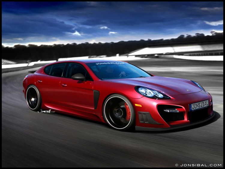 Fonds d'cran Art - Numrique Voitures - Transports Tuned Panamera